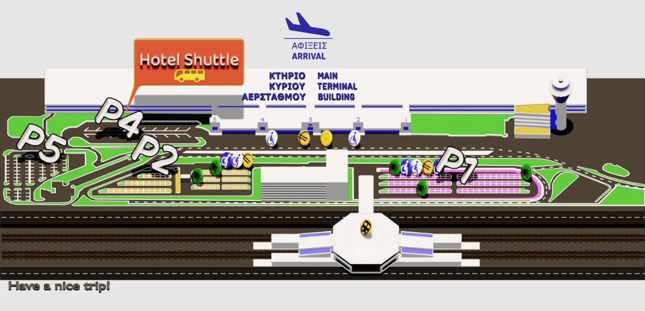 Gk Airport Suites - Free Shuttle By Gk Properties Markopoulo Mesogaias Exterior photo